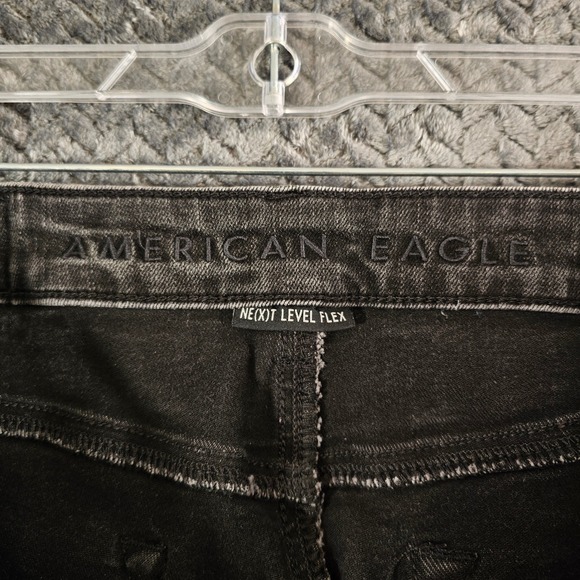 American Eagle Outfitters Mens Jeans Black Wash Slim Fit Next Level Flex 32x30 - Picture 6 of 9